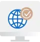 Affiliate model icon